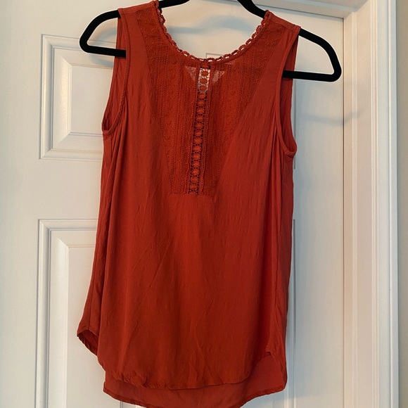 Women’s Nordstrom Ro & De Sleeveless Lace Blouse size XS - Picture 2 of 13